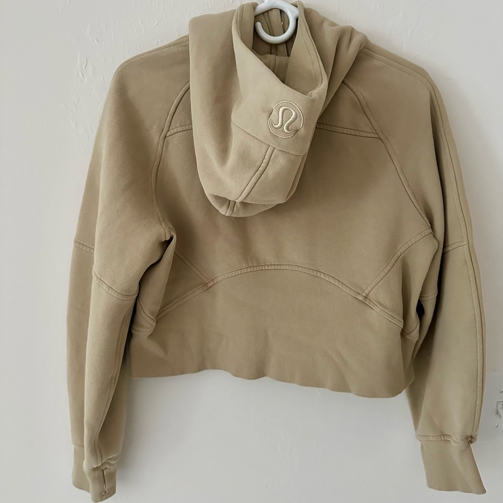 lululemon Scuba athletica Beige Hoodie - Women's Sweatshirt